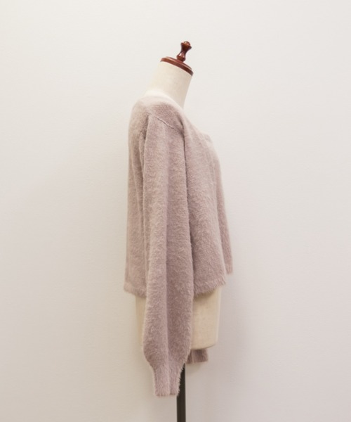 レイヤード風シャギーニット（ニット/セーター）｜CLETTE（クレット）