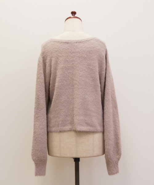 レイヤード風シャギーニット（ニット/セーター）｜CLETTE（クレット）