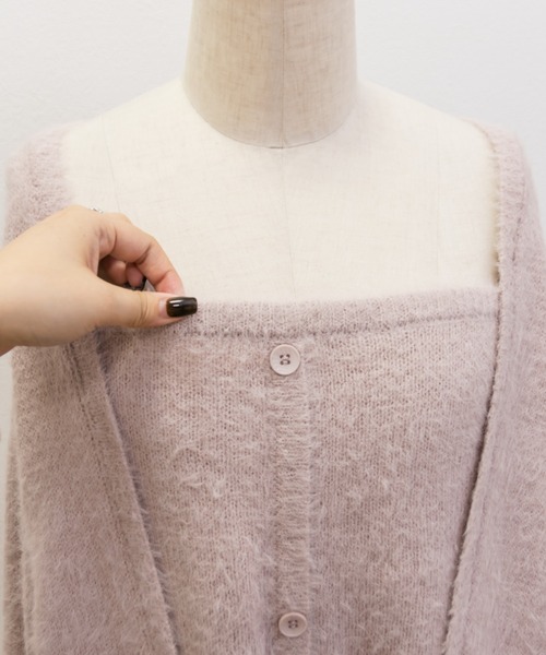 レイヤード風シャギーニット（ニット/セーター）｜CLETTE（クレット）