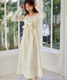 mysty woman | フロントリボンジャンスカ 307420(ワンピース)