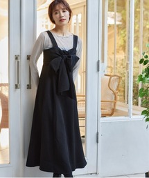 mysty woman | フロントリボンジャンスカ 307420(ワンピース)