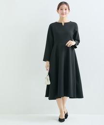 Petitjo（プッチージョ）の「小さいサイズ　【レディーススーツ】キーネックワンピース (セットアップ対応・上下別売り)　低身長さん・小柄女性（ワンピース）」