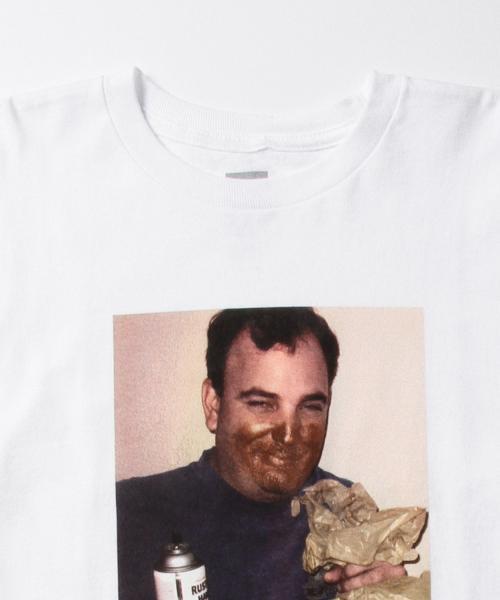 BEAMS（ビームス）の「HUF×BRONZE56k / ペイント Tシャツ（Tシャツ/カットソー・メンズ・ホワイト・SMALL/LARGE/MEDIUM）」の3枚目の写真