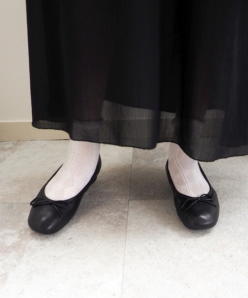 あしながおじさん(アシナガオジサン)の「軽量|ストラップバレエシューズ 1310253(バレエシューズ・レディース・シルバー/ミント/ブラック/レッド/ワイン/グレイッシュベージュ・23.5cm/23cm/24.5cm/24cm/22.5cm)」の13枚目の写真