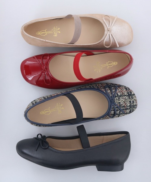 あしながおじさん(アシナガオジサン)の「軽量|ストラップバレエシューズ 1310253(バレエシューズ・レディース・シルバー/ミント/ブラック/レッド/ワイン/グレイッシュベージュ・23.5cm/23cm/24.5cm/24cm/22.5cm)」の17枚目の写真