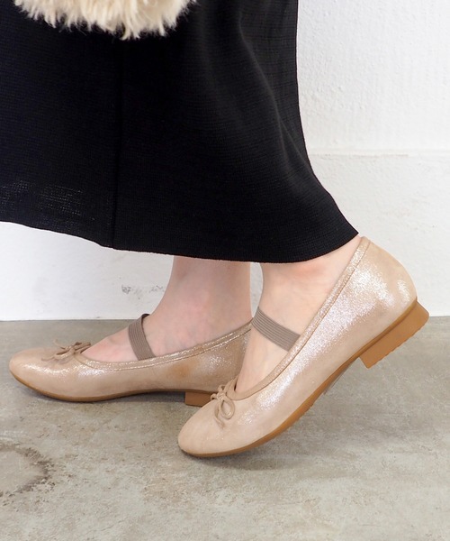 あしながおじさん(アシナガオジサン)の「軽量|ストラップバレエシューズ 1310253(バレエシューズ・レディース・シルバー/ミント/ブラック/レッド/ワイン/グレイッシュベージュ・23.5cm/23cm/24.5cm/24cm/22.5cm)」の18枚目の写真