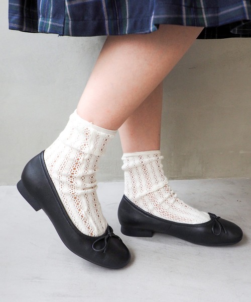 あしながおじさん(アシナガオジサン)の「軽量|ストラップバレエシューズ 1310253(バレエシューズ・レディース・シルバー/ミント/ブラック/レッド/ワイン/グレイッシュベージュ・23.5cm/23cm/24.5cm/24cm/22.5cm)」の22枚目の写真