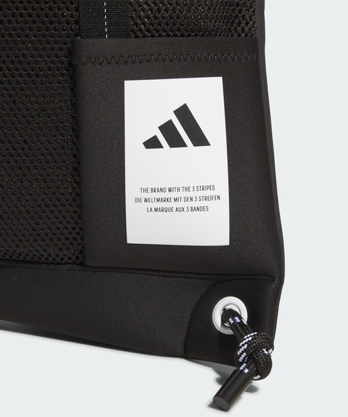 adidas(アディダス)の「マストハブ シーズナル ジムバッグ / アディダス adidas(エコバッグ/サブバッグ・メンズ・ブラック/グレー・FREE)」の4枚目の写真