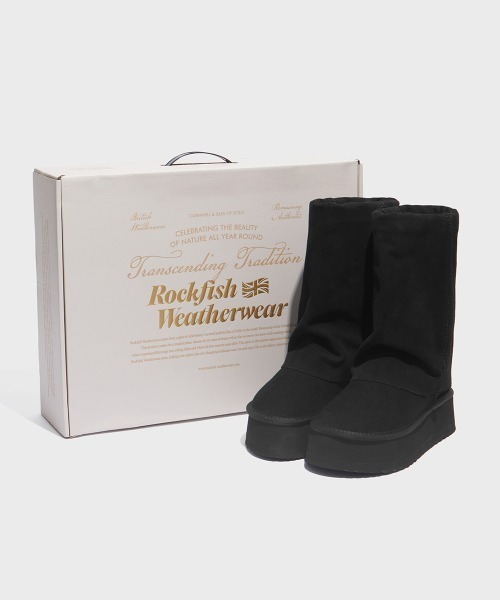 ROCKFISH WEATHERWEAR（ロックフィッシュウェザーウェア）の「MAXI FOLDED BOOTS MIDDLE（ブーツ・レディース・モカ/ブラック/ベージュ・23.0cm/24.0cm/25.0cm）」の9枚目の写真