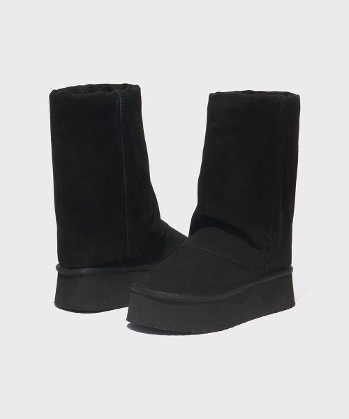 ROCKFISH WEATHERWEAR（ロックフィッシュウェザーウェア）の「MAXI FOLDED BOOTS MIDDLE（ブーツ・レディース・モカ/ブラック/ベージュ・23.0cm/24.0cm/25.0cm）」の8枚目の写真