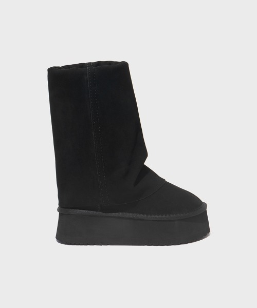 ROCKFISH WEATHERWEAR（ロックフィッシュウェザーウェア）の「MAXI FOLDED BOOTS MIDDLE（ブーツ・レディース・モカ/ブラック/ベージュ・23.0cm/24.0cm/25.0cm）」の7枚目の写真