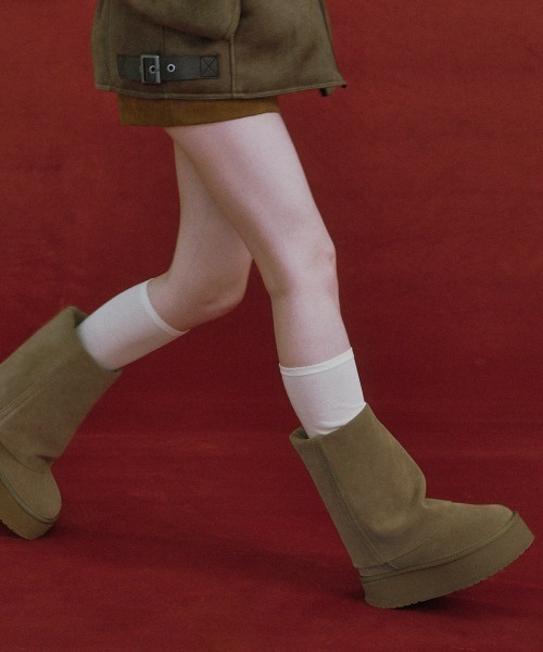 ROCKFISH WEATHERWEAR（ロックフィッシュウェザーウェア）の「MAXI FOLDED BOOTS MIDDLE（ブーツ・レディース・モカ/ブラック/ベージュ・23.0cm/24.0cm/25.0cm）」の12枚目の写真