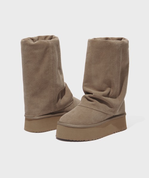 ROCKFISH WEATHERWEAR（ロックフィッシュウェザーウェア）の「MAXI FOLDED BOOTS MIDDLE（ブーツ・レディース・モカ/ブラック/ベージュ・23.0cm/24.0cm/25.0cm）」の14枚目の写真