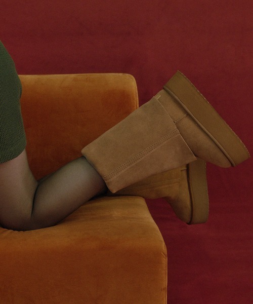 ROCKFISH WEATHERWEAR（ロックフィッシュウェザーウェア）の「MAXI FOLDED BOOTS MIDDLE（ブーツ・レディース・モカ/ブラック/ベージュ・23.0cm/24.0cm/25.0cm）」の17枚目の写真