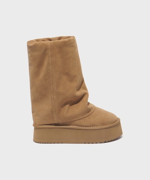 ROCKFISH WEATHERWEAR（ロックフィッシュウェザーウェア）の「MAXI FOLDED BOOTS MIDDLE（ブーツ・レディース・モカ/ブラック/ベージュ・23.0cm/24.0cm/25.0cm）」の21枚目の写真