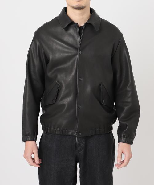 EDIFICE（エディフィス）の「《再入荷》べジタブルラムレザー コーチジャケット（ライダースジャケット・メンズ・ブラック・LARGE/MEDIUM）」の13枚目の写真