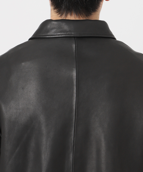 EDIFICE（エディフィス）の「《再入荷》べジタブルラムレザー コーチジャケット（ライダースジャケット・メンズ・ブラック・LARGE/MEDIUM）」の16枚目の写真