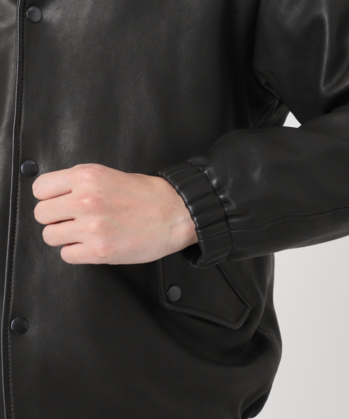 EDIFICE（エディフィス）の「《再入荷》べジタブルラムレザー コーチジャケット（ライダースジャケット・メンズ・ブラック・LARGE/MEDIUM）」の19枚目の写真