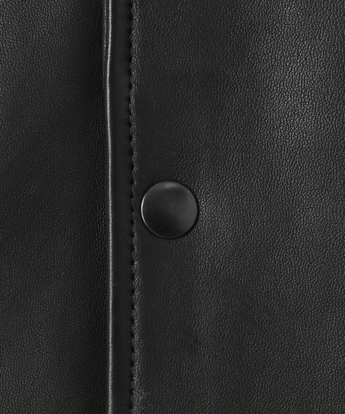 EDIFICE（エディフィス）の「《再入荷》べジタブルラムレザー コーチジャケット（ライダースジャケット・メンズ・ブラック・LARGE/MEDIUM）」の22枚目の写真