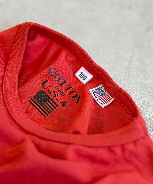 Life Support Products(ライフサポートプロダクツ)の「【COTTON from U.S.A】長袖ラッフルワンピース(ワンピース・キッズ・レッド/チャコール/イエロー・90/100/110/120/130/140/150)」の8枚目の写真