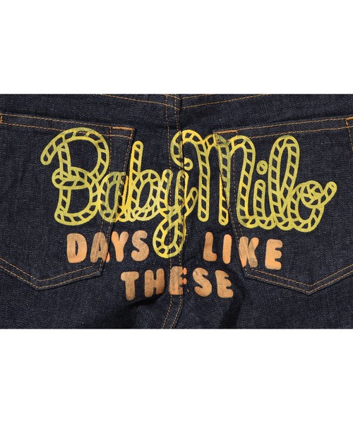A BATHING APE BABY MILO デニム パンツ M MILO DENIM PANTS BAPE® KIDSよりBABY MILO® の表情がキュートに