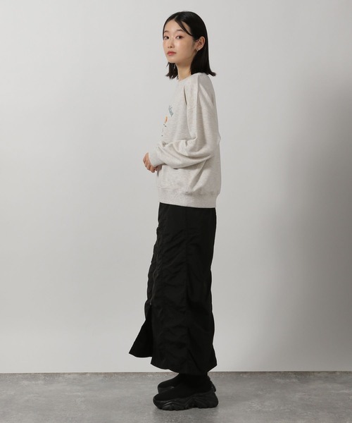 LAKOLE（ラコレ）の「フードモチーフ裏毛プルオーバー / 319110（スウェット・レディース・アイボリー/グレー/チャコールグレー・FREE）」の9枚目の写真