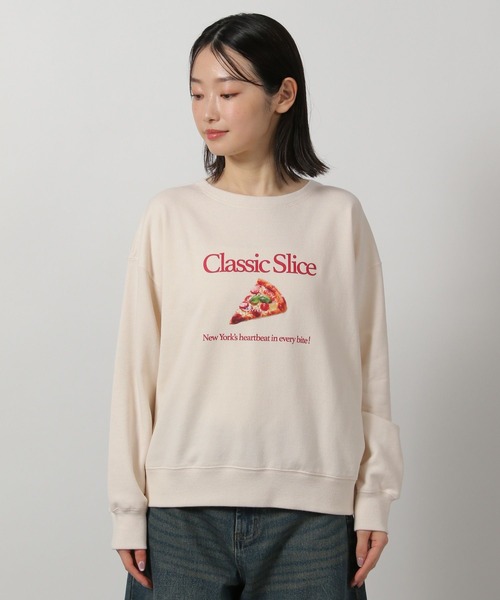 LAKOLE（ラコレ）の「フードモチーフ裏毛プルオーバー / 319110（スウェット・レディース・アイボリー/グレー/チャコールグレー・FREE）」の13枚目の写真