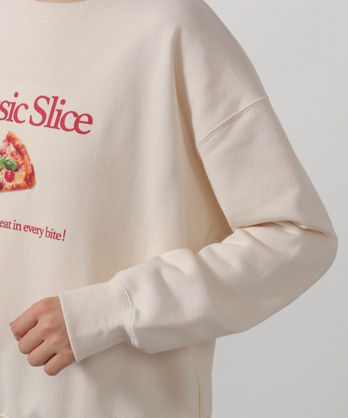 LAKOLE（ラコレ）の「フードモチーフ裏毛プルオーバー / 319110（スウェット・レディース・アイボリー/グレー/チャコールグレー・FREE）」の17枚目の写真