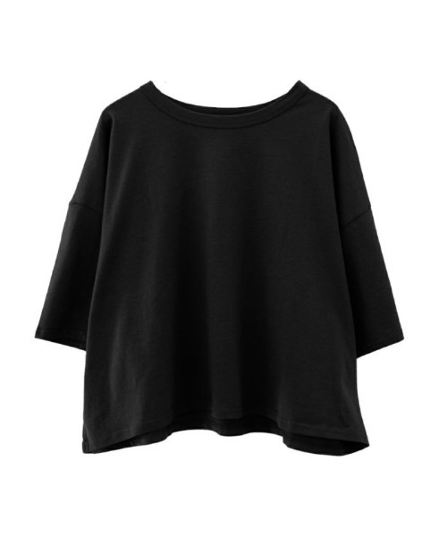 aquagarage（アクアガレージ）の「バックロゴTシャツ（Tシャツ/カットソー・レディース・オフホワイト/グレー/ブルー/ブラック・M）」の9枚目の写真