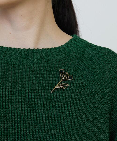 LOISIR（ロワズィール）の「ステンドグラスモチーフブローチ（ブローチ/コサージュ・レディース・ピンク系その他/ブルー系その他・FREE）」の6枚目の写真