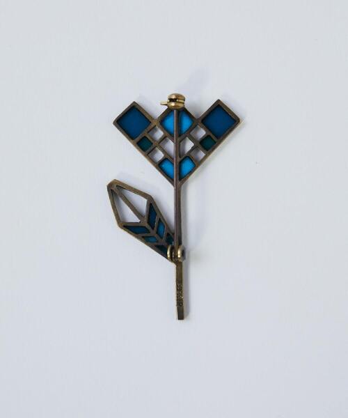LOISIR（ロワズィール）の「ステンドグラスモチーフブローチ（ブローチ/コサージュ・レディース・ピンク系その他/ブルー系その他・FREE）」の8枚目の写真