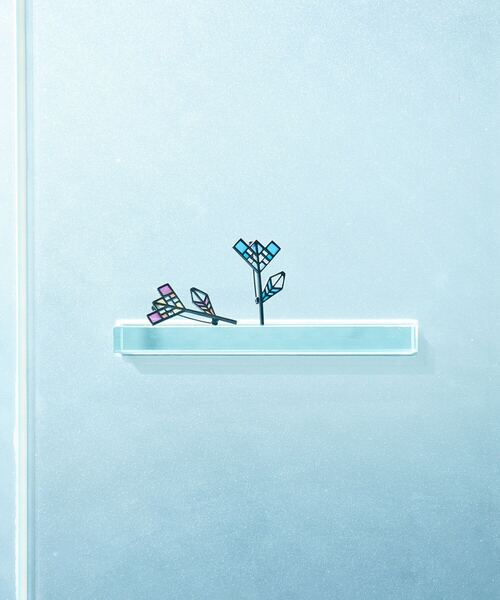 LOISIR（ロワズィール）の「ステンドグラスモチーフブローチ（ブローチ/コサージュ・レディース・ピンク系その他/ブルー系その他・FREE）」の10枚目の写真