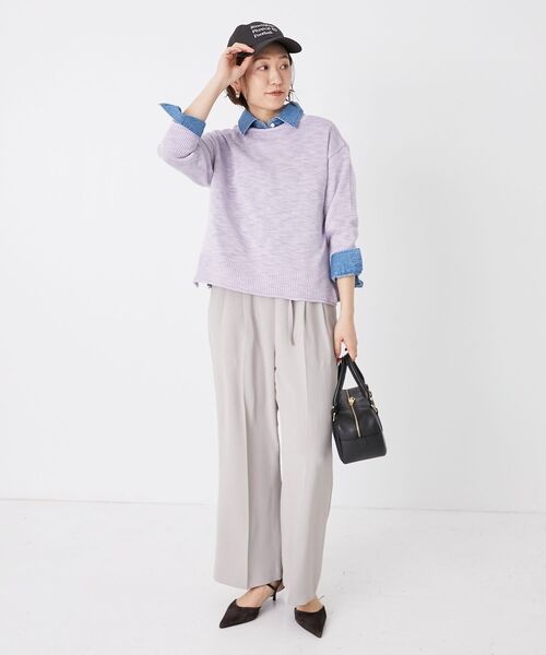 le.coeur blanc（ルクールブラン）の「MILLELA FIRENZE ミニボストンバッグ（ボストンバッグ・レディース・モカ/ブラック/シルバー・FREE）」の9枚目の写真