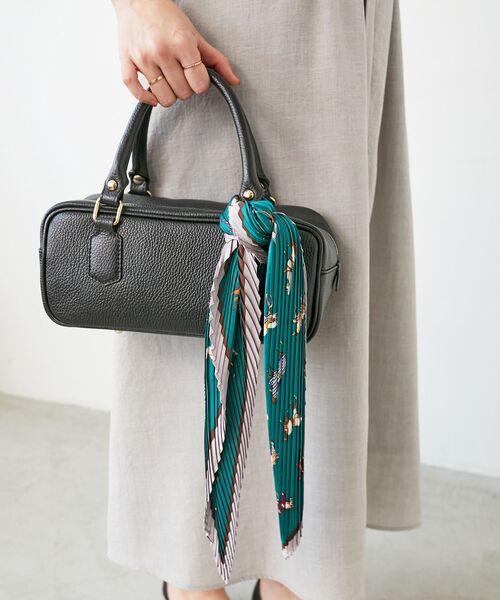 le.coeur blanc（ルクールブラン）の「MILLELA FIRENZE ミニボストンバッグ（ボストンバッグ・レディース・モカ/ブラック/シルバー・FREE）」の12枚目の写真