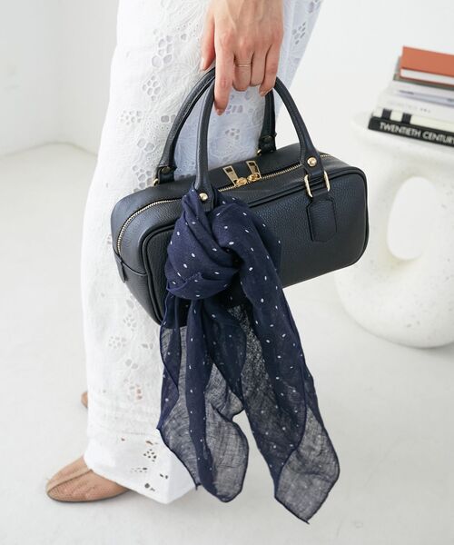 le.coeur blanc（ルクールブラン）の「MILLELA FIRENZE ミニボストンバッグ（ボストンバッグ・レディース・モカ/ブラック/シルバー・FREE）」の14枚目の写真