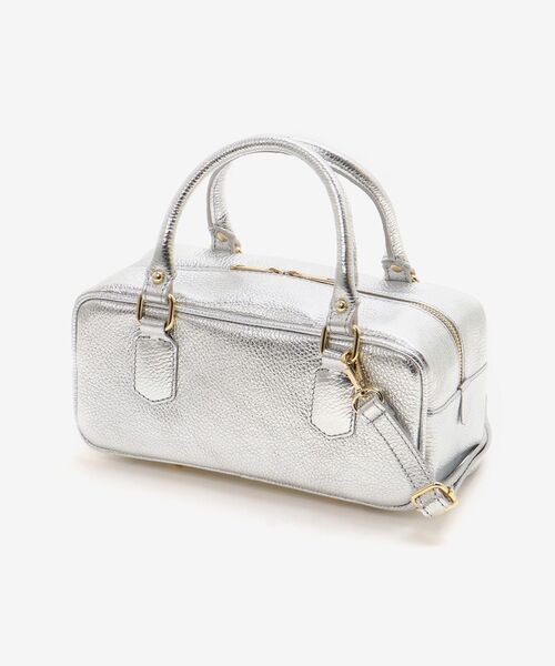 le.coeur blanc（ルクールブラン）の「MILLELA FIRENZE ミニボストンバッグ（ボストンバッグ・レディース・モカ/ブラック/シルバー・FREE）」の17枚目の写真