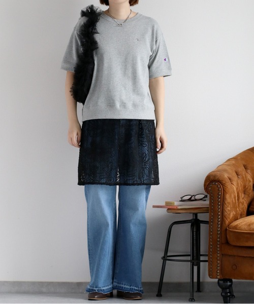 cepo(セポ)の「〈セットアップ対応〉ニットコード刺繍ラップスカート(スカート・レディース・ブラック/オフホワイト・M)」の12枚目の写真