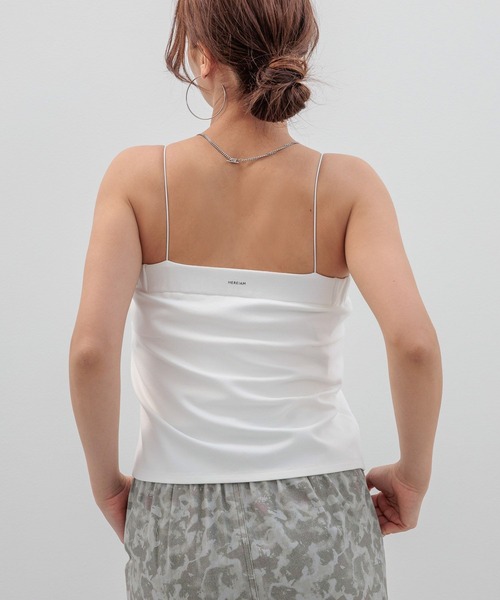 HEREIAM（ヘレイアム）の「【HEREIAM】前後で着用可！2WAYビスチェ（キャミソール・レディース・ブラック/オフホワイト・FREE）」の7枚目の写真
