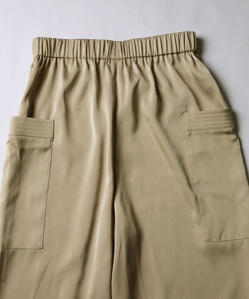 NOAHL(ノアル)の「【NOAHL】サテンワイドパンツ(その他パンツ・レディース・ブラック/サンドベージュ・S/M/L)」の21枚目の写真