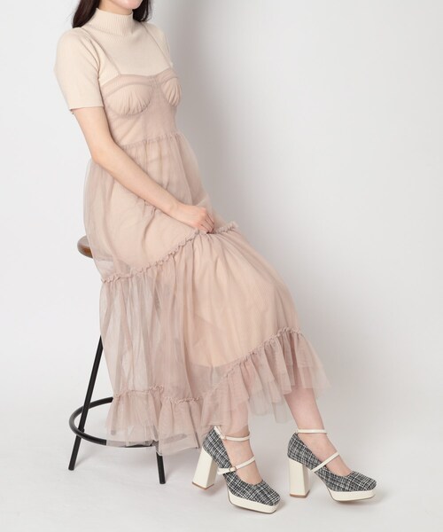 ESPERANZA(エスペランサ)の「スクエアトゥダブルストラップ厚底パンプス 結婚式二次会 パーティー 25SS(パンプス・レディース・ホワイト系3/ブラック系8/ブラック系2・24.0cm/23.5cm/23.0cm/22.0cm/22.5cm/24.5cm)」の22枚目の写真