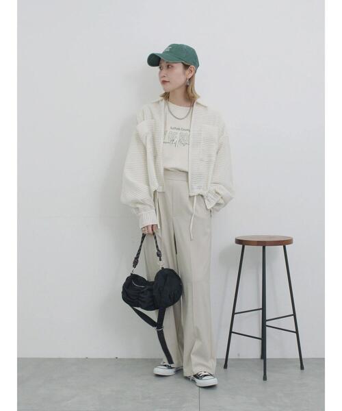 Samansa Mos2 blue（サマンサモスモスブルー）の「ウォッシュドロゴキャップ（ハット・レディース・チャコールグレー/ブルー/グリーン・F）」の21枚目の写真