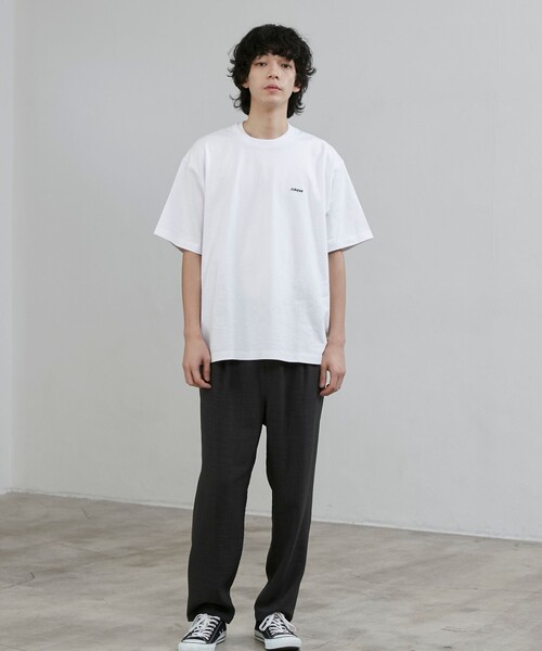 coen（コーエン）の「USAコットンcoenロゴTシャツ（Tシャツ/カットソー・メンズ・ホワイト/ダークグレー/ピンク/ライトブルー・L/M/S/XL）」の9枚目の写真