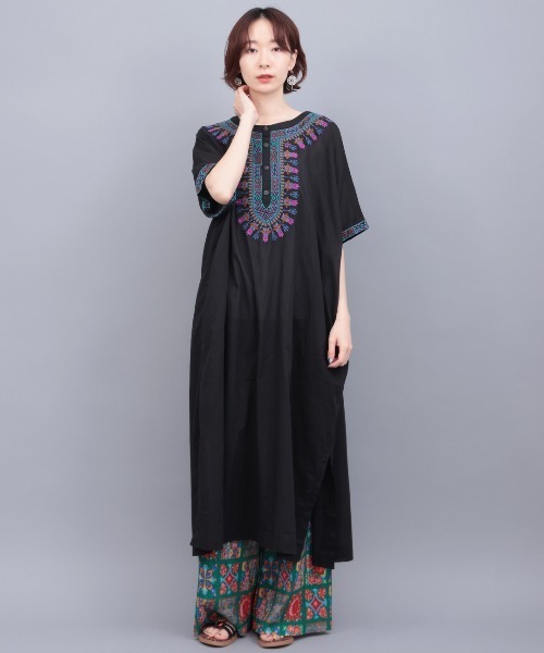 フミエタナカ　刺繍ワンピース 完売品FUMIE=TANAKA フミエタナカ/ code OP コードワンピース