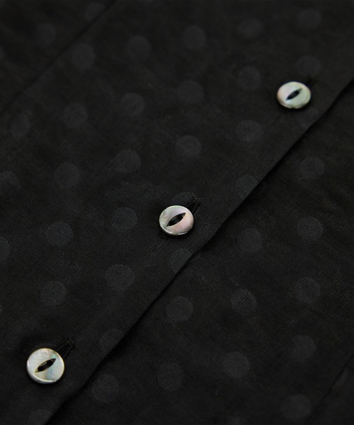 ROPE'（ロペ）の「【洗える】パフスリーブシアーペプラムブラウス（シャツ/ブラウス・レディース・ホワイト/ブルー/ブラック・FREE）」の21枚目の写真