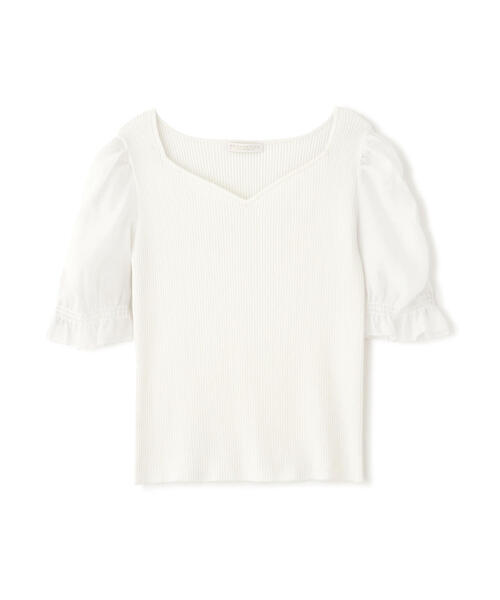 PROPORTION BODY DRESSING（プロポーションボディドレッシング）の「シアーギャザースリーブニット / 1215170401（ニット/セーター・レディース・ホワイト/ライトグリーン/ブラック・FREE）」の19枚目の写真