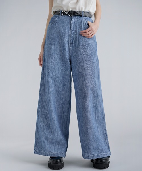 Deeper’s wear デニムパンツ サイズ30 Eco Braided Super High-Rise Wide Leg Jeans デニムパンツ