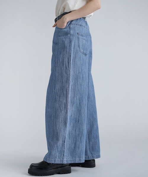 SOCCE（ソーシー）の「ハイウエストワッシャーデニム（デニムパンツ・メンズ・ブルー/ネイビー・S/M/L/XL）」の14枚目の写真