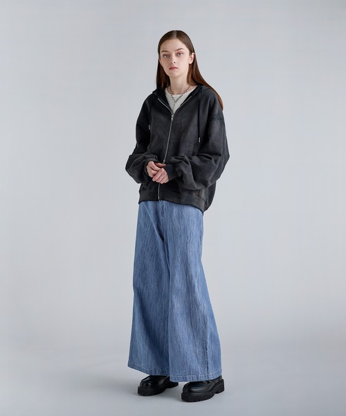 SOCCE（ソーシー）の「ハイウエストワッシャーデニム（デニムパンツ・メンズ・ブルー/ネイビー・S/M/L/XL）」の21枚目の写真