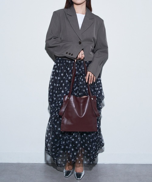 セール】【BEAURE】カウレザー 2デザイン ハンドル 薄マチ トート B