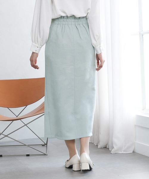 TRUDEA（トルディア）の「【美人百花掲載】ブッチャーナロータイトスカート（スカート・レディース・ミント/ネイビー/ブラック・SMALL/MEDIUM）」の6枚目の写真